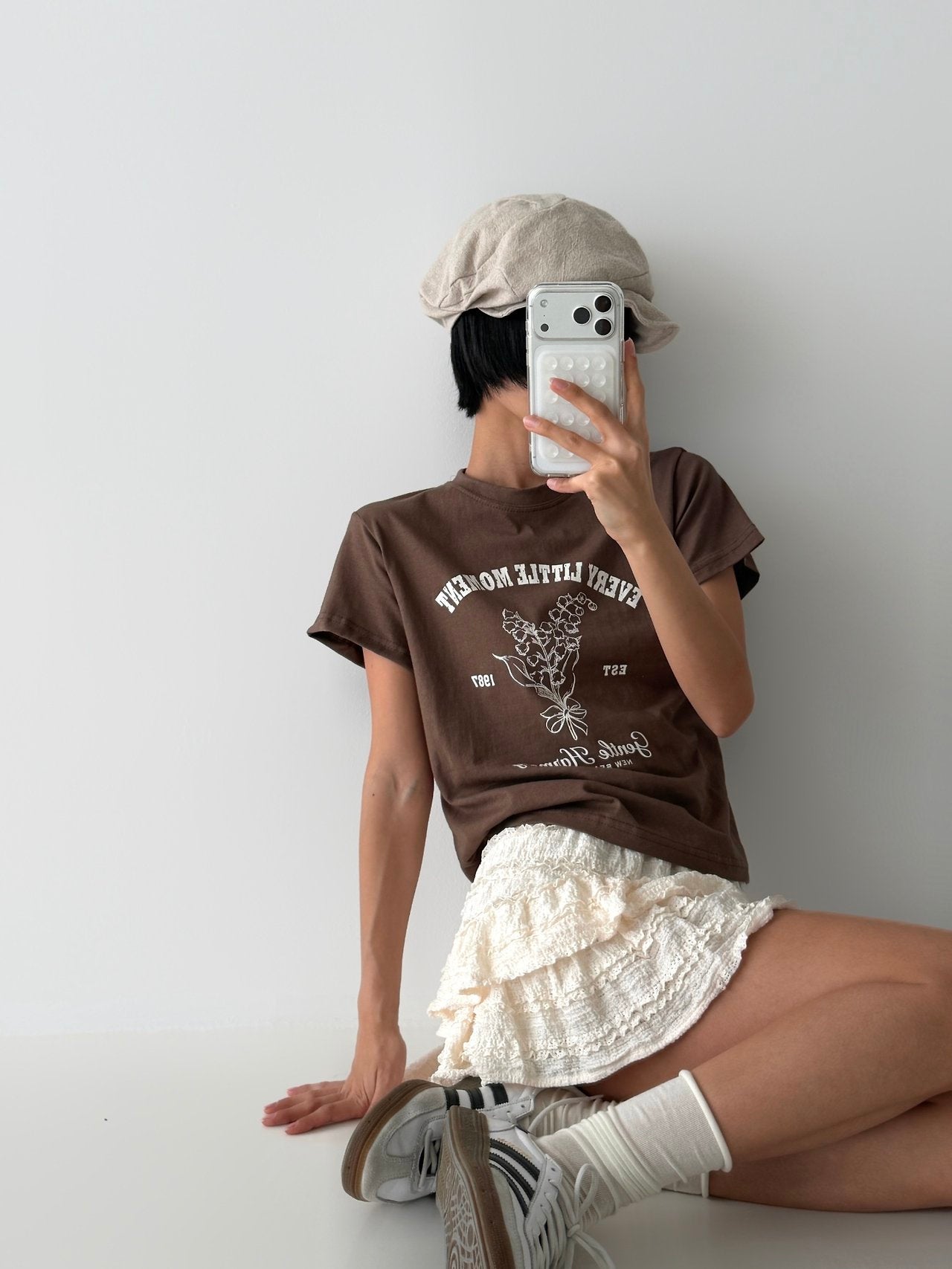 Gentle Harmony Crop Tee - Luckyplanetusa
