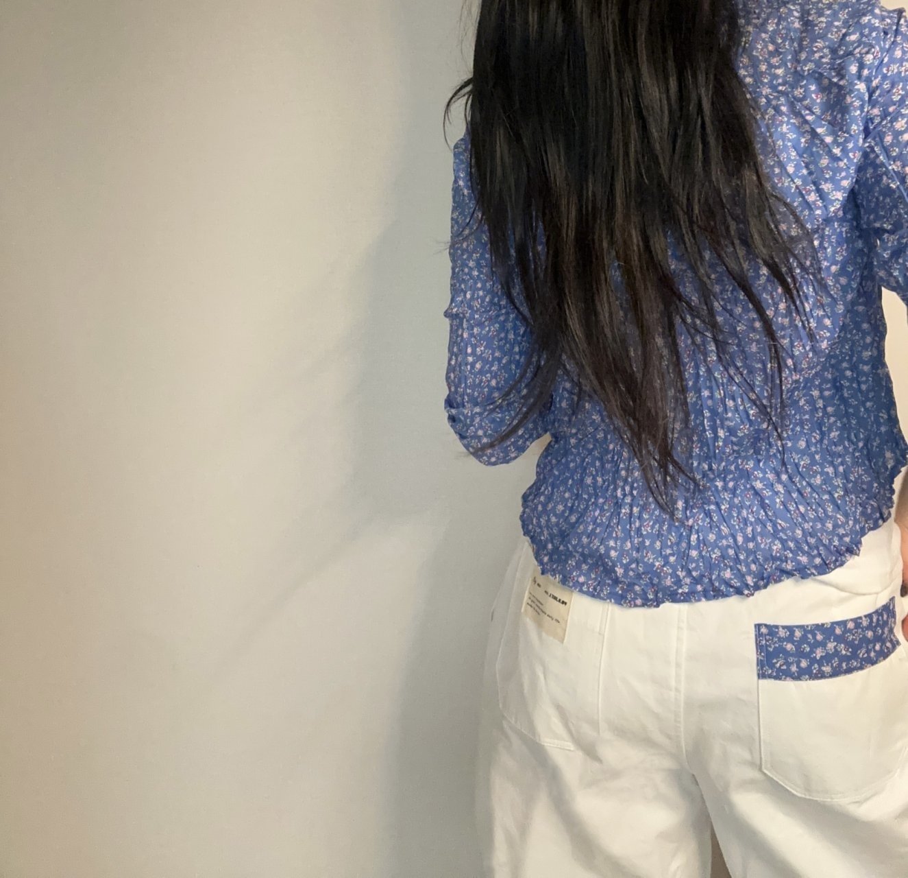 Petite Garden Shirring Cotton Blouse Made in Korea - Luckyplanetusa