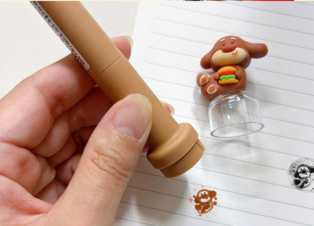 Happy Dachshund Stamp Ballpoint Pen