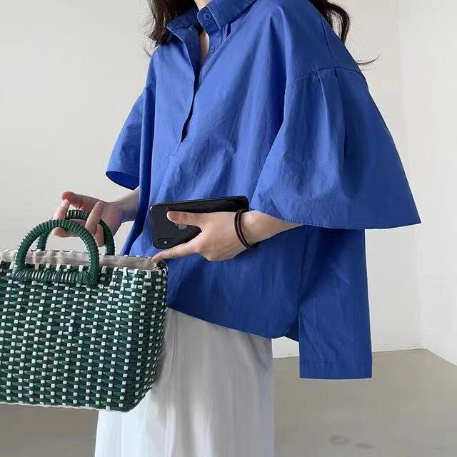 Breeze Volume Sleeve Cotton Shirt - Luckyplanetusa
