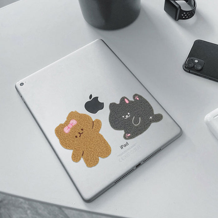 Ppuggly Fabric Sticker notebook laptop deco