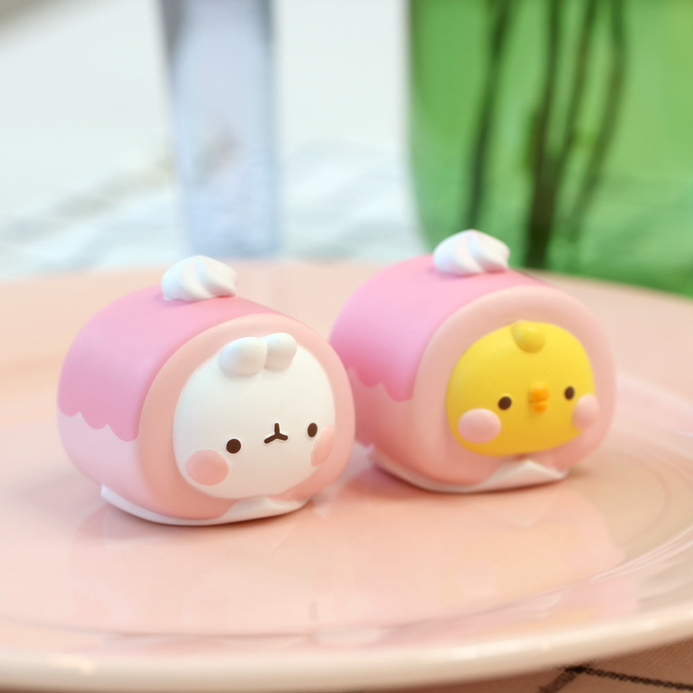 Molang Roll Cake Blind Box Figure Series