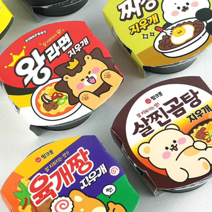 Cup Ramen Eraser Set 6 Designs Collectable
