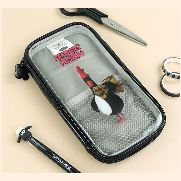 Wallace & Gromit PVC Multi Pouch – Gromit / Feathers McGraw