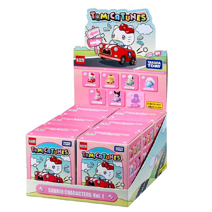 タカラトミーTOMICA TUNES SANRIO CHARACTERS BOX Tomica Tunes Sanrio Characters Vol.1 – Mini Car Blind Box (Takara