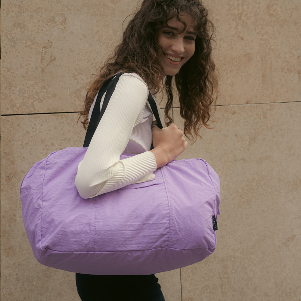 FeatherLite Foldable Travel Tote – Lilac