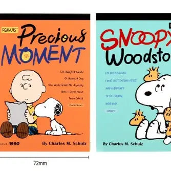 Peanuts Snoopy Pocket Memo Pad – Mini Cover Collection - Luckyplanetusa