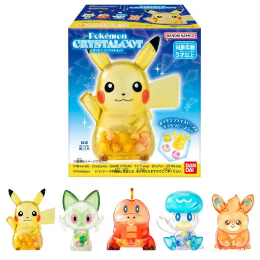 Bandai Pokémon Crystal Coat Figure – Series 5 (Random Box)