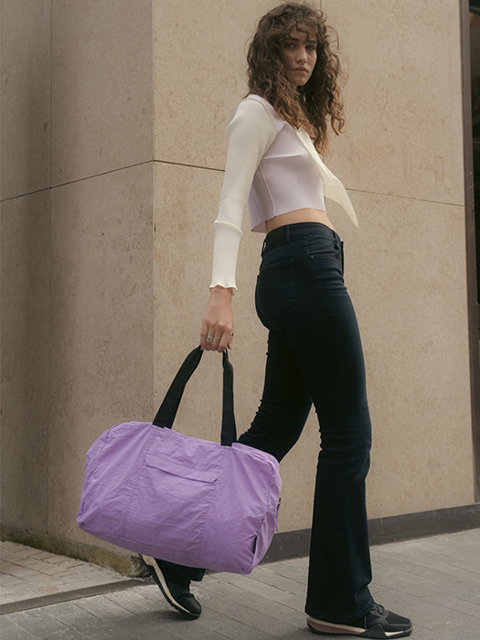 FeatherLite Foldable Travel Tote – Lilac