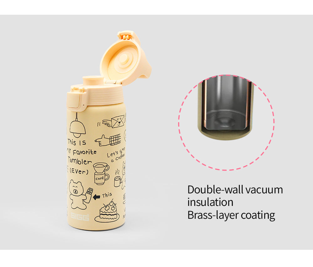 SIGG On-the-Go Tumbler Hobby 1537 Design printed in Korea