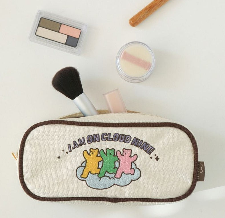 Firm Shape Bear Pencil pouch pencil case-Makeup pouch