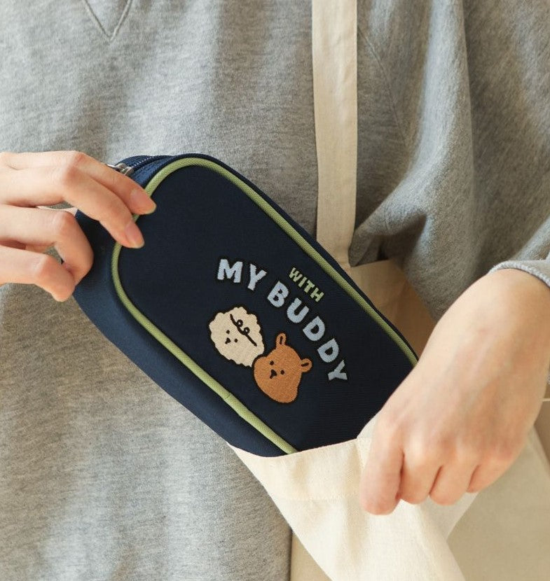 Firm Shape Bear Pencil pouch pencil case-Makeup pouch