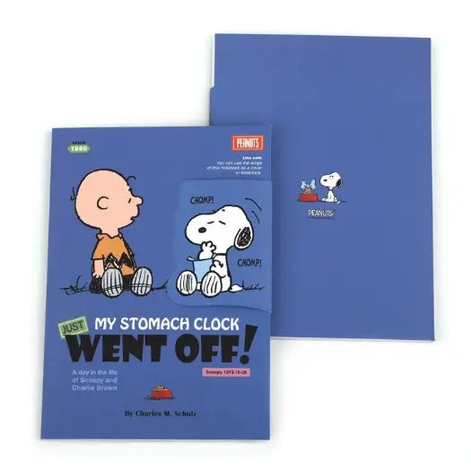 Peanuts Snoopy Tab-Cover Lined Notebook – A5 Size