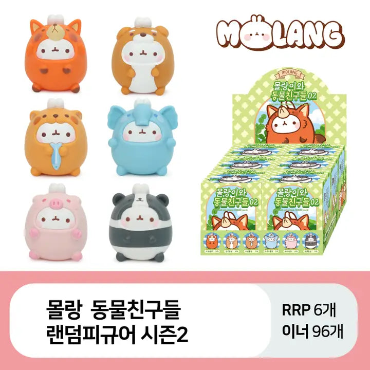 Molang & Animal Friends Random Figure Ver.2
