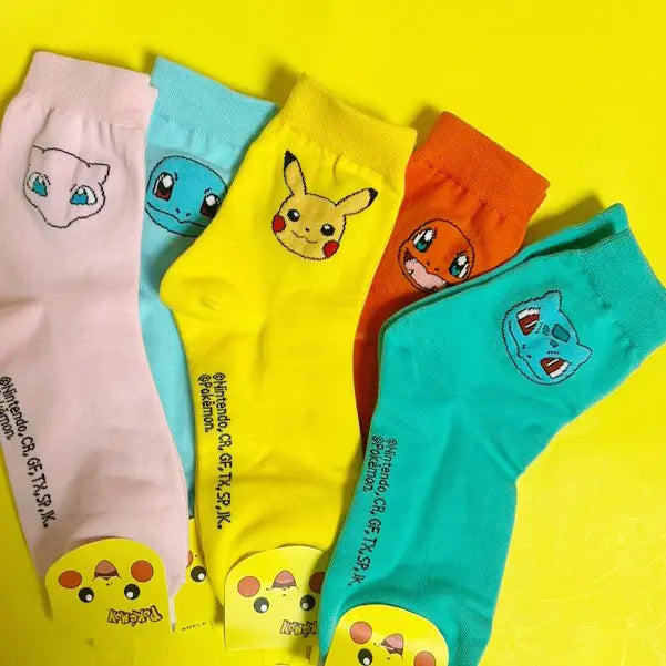 Pokémon Character Silky Cotton women Socks