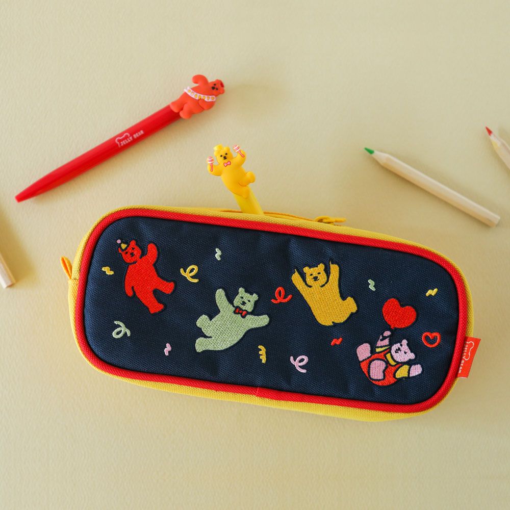 Firm Shape Bear Pencil pouch pencil case-Makeup pouch