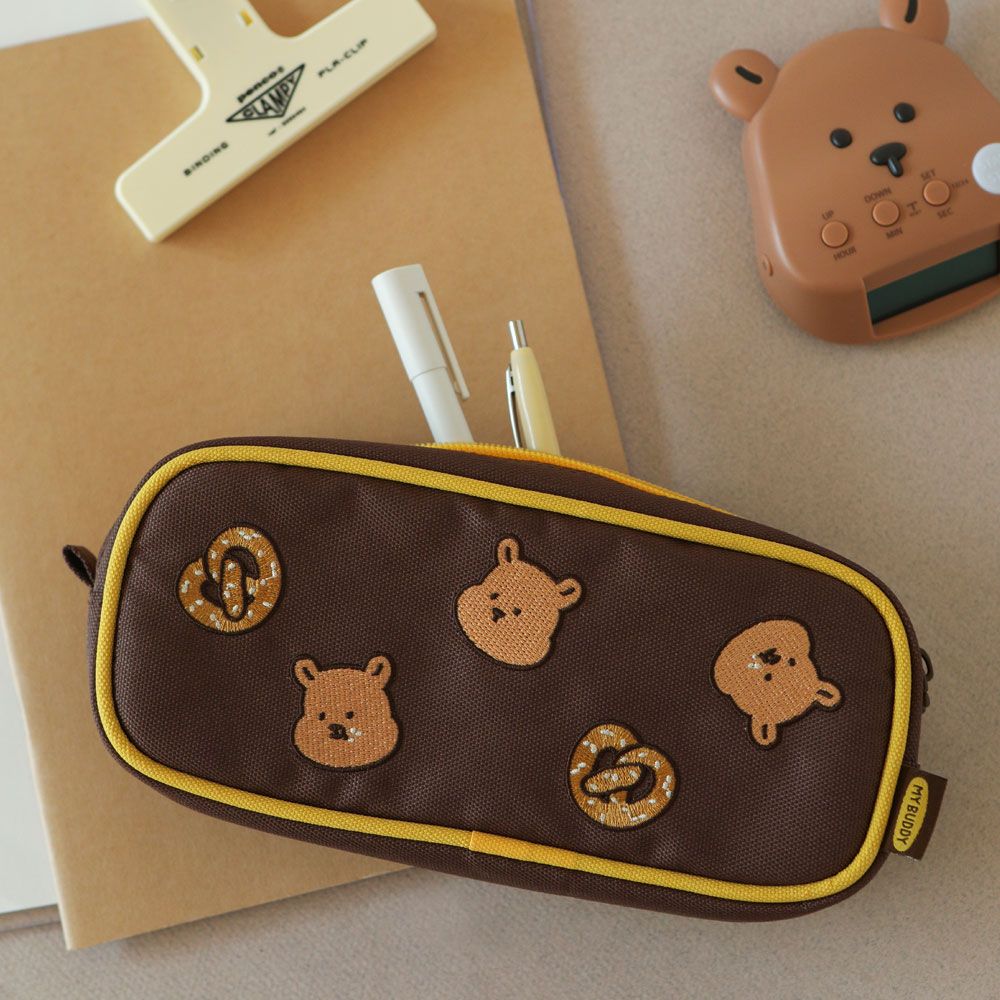 Firm Shape Bear Pencil pouch pencil case-Makeup pouch