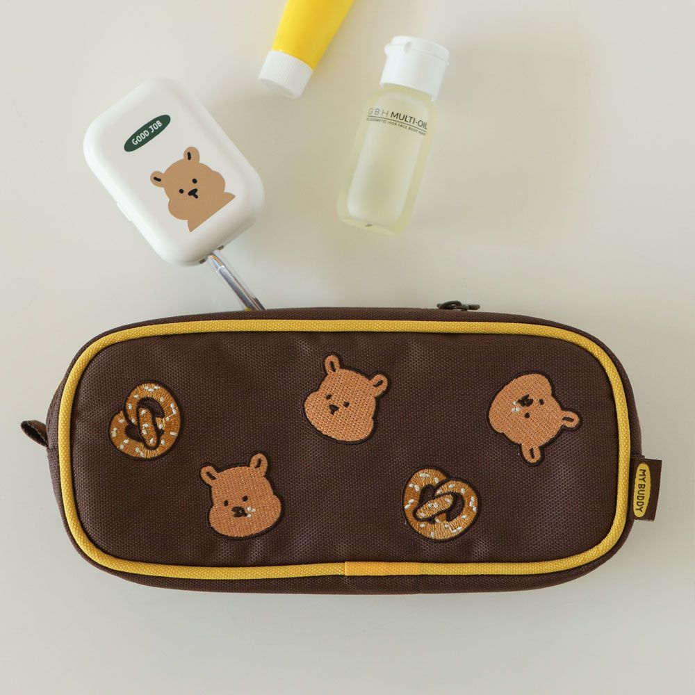 Firm Shape Bear Pencil pouch pencil case-Makeup pouch