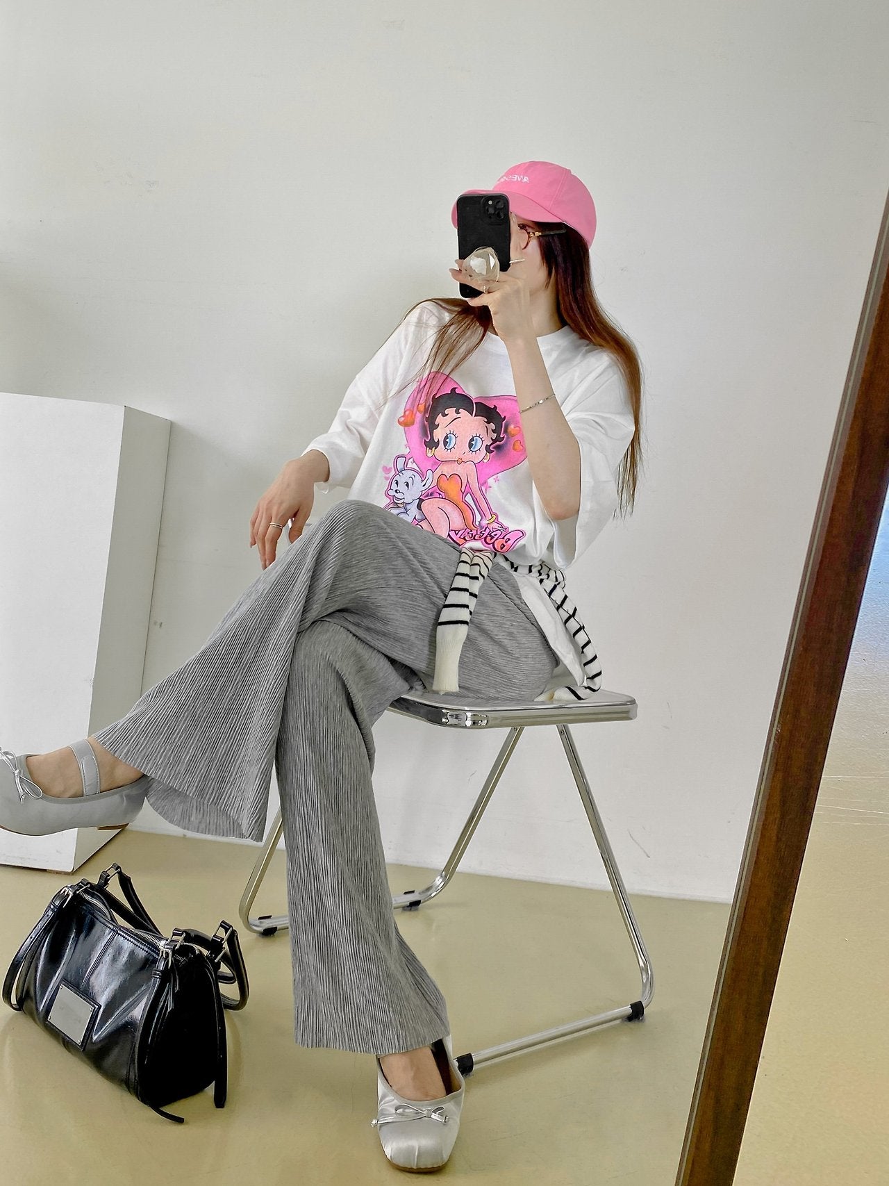 Soft Flow Pleated Wide Pants - Luckyplanetusa