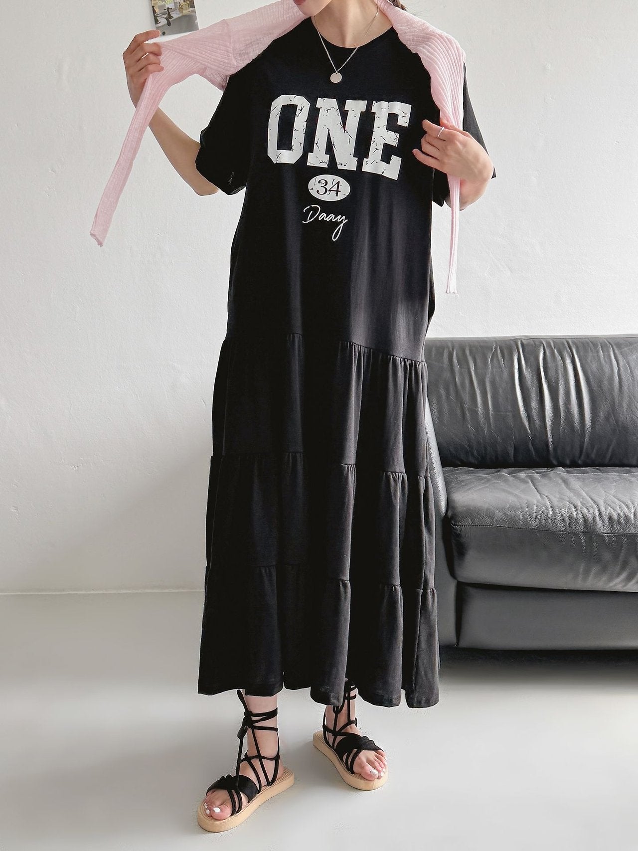 ONE 34 Days Cotton Tiered Maxi Dress - Luckyplanetusa