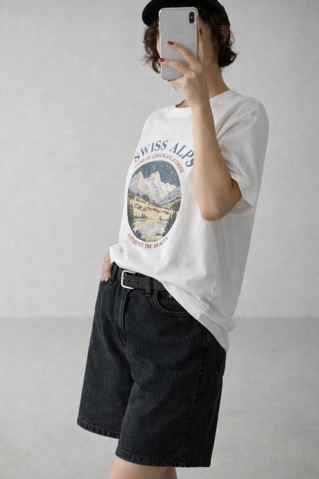 Swiss Alps Vintage Graphic Tee - Luckyplanetusa