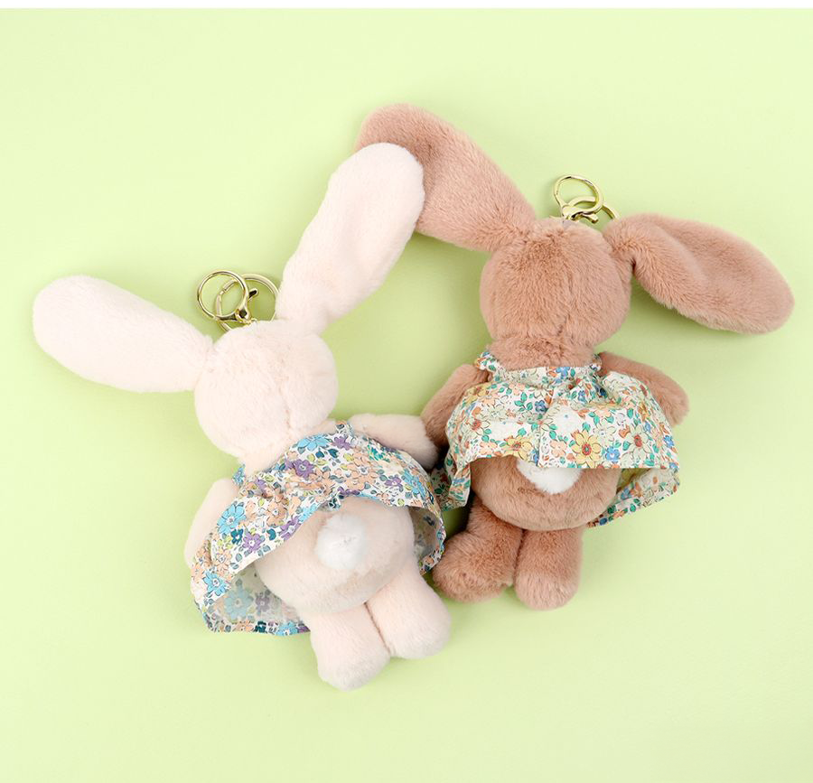 Onepiece Bunny Plush Doll Keyring (Random Color)