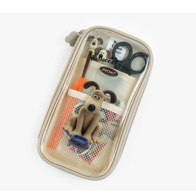 Wallace & Gromit PVC Multi Pouch – Gromit / Feathers McGraw