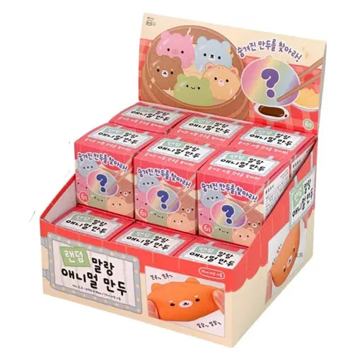 Random Animal Dumpling Squishy – Mystery Stress Toy - Luckyplanetusa