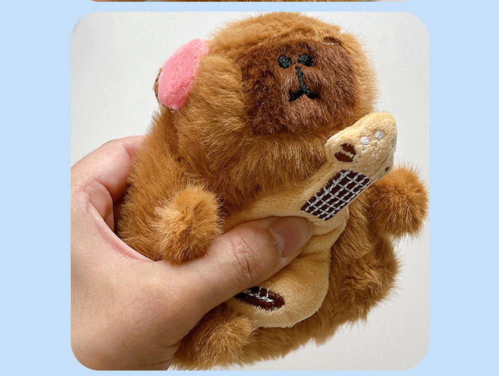 Singing Capybara Plush Keyring – Musical Instrument Series Random