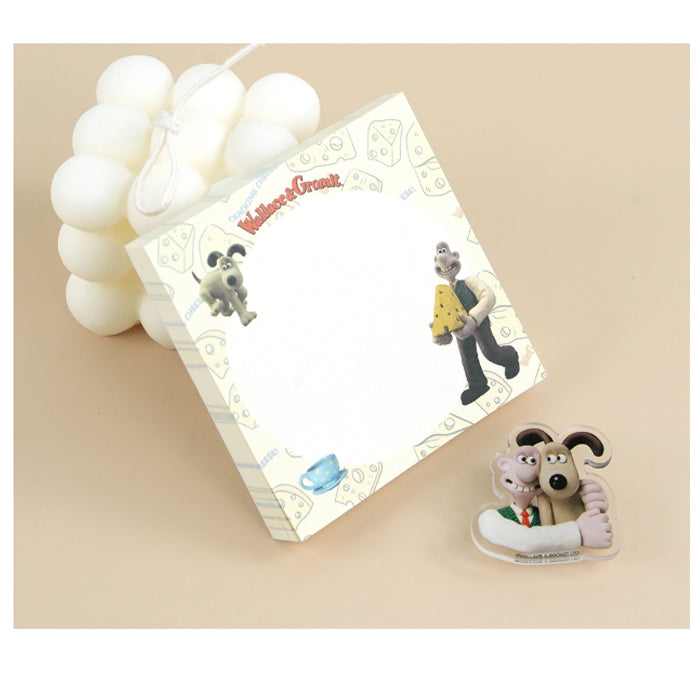 Wallace & Gromit Memo & Clip Set (4 Types)