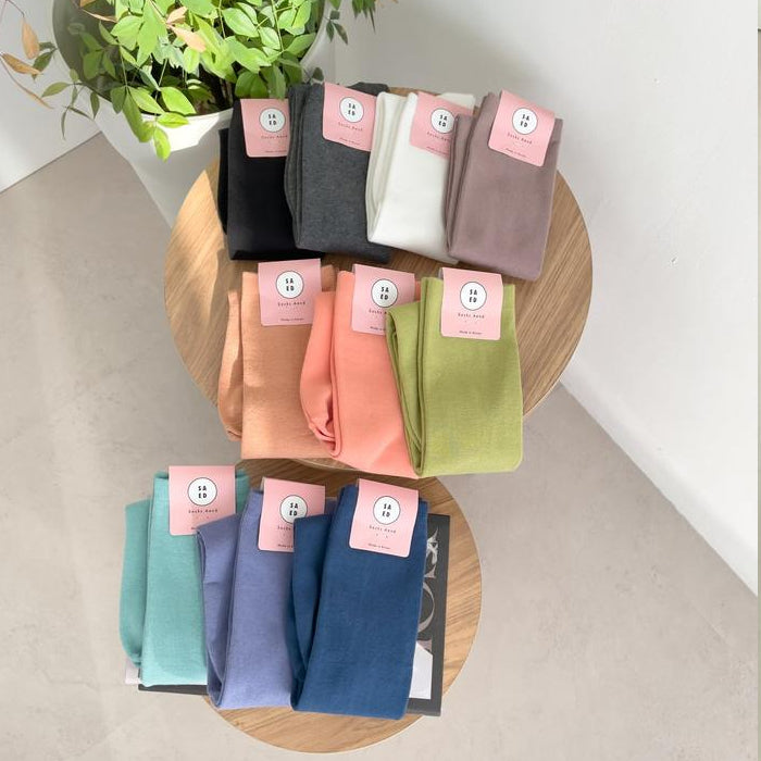 Balance Grip Knee-High Yoga Socks Non slip Made in Korea