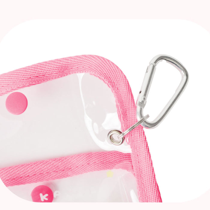 Chiikawa Official Licensed Clear Mini Pouch with Carabiner – 3 Colors