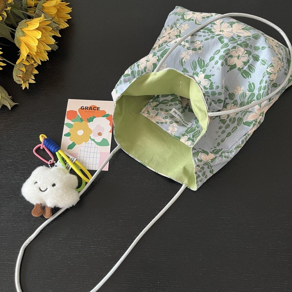 Bloom Garden Floral Tote Bag - Luckyplanetusa