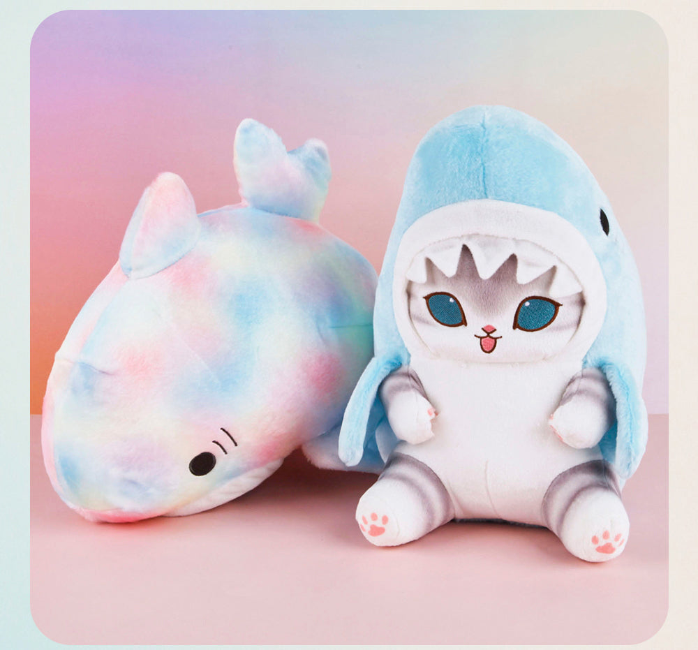 Mofusand Shark Cat BIG Plush Doll 28cm Random Color