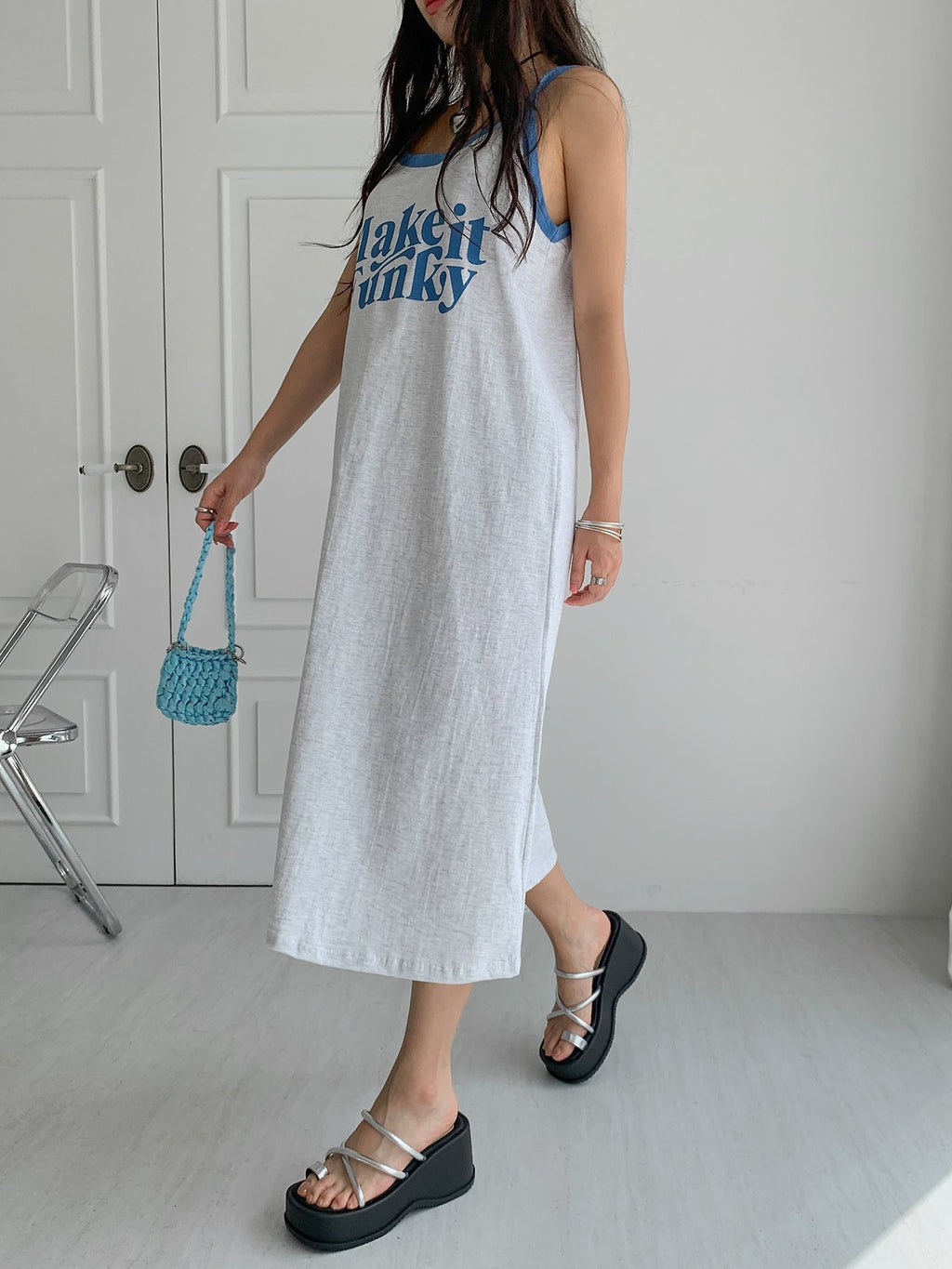 Funky Mood Cotton Slip Dress