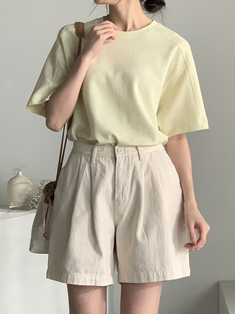 SoftFlow Modal Blend Relaxed Tee Lightweight Everyday Premium T-Shirt