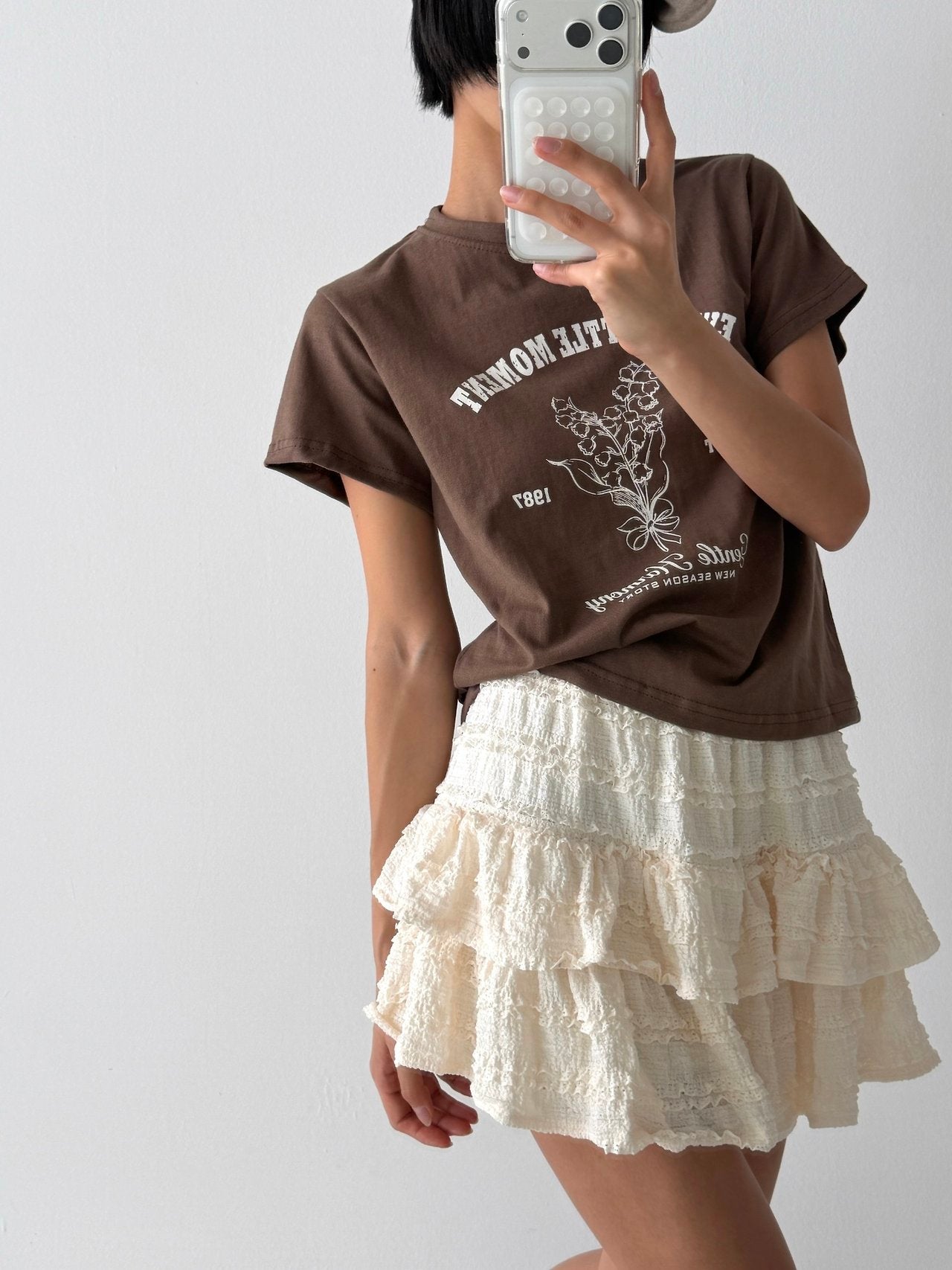 Gentle Harmony Crop Tee - Luckyplanetusa