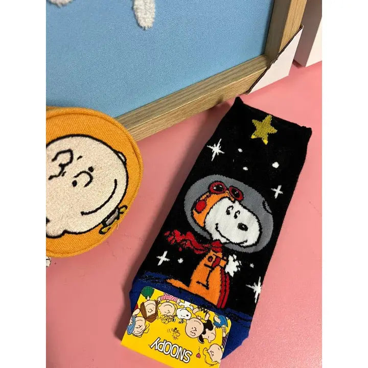 Peanuts Snoopy Charlie Brown ankle Socks/ Cotton Ultra Soft