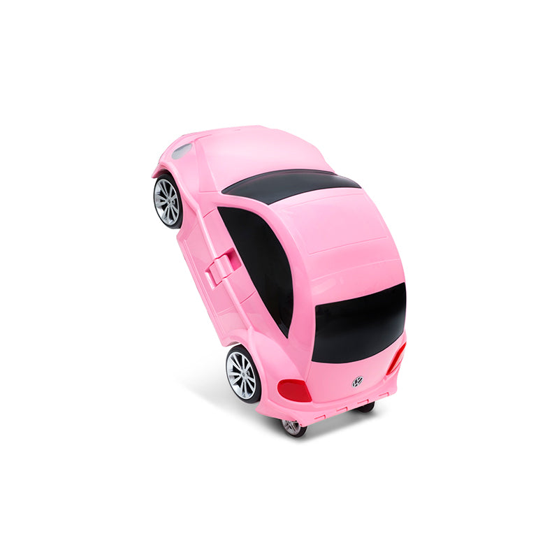 Volkswagen Beetle Kids Ride-On Suitcase Pink– Officially Licensed