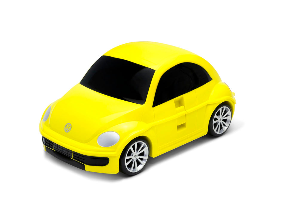 Volkswagen Beetle Kids Ride-On Suitcase Yellow– Officially Licensed