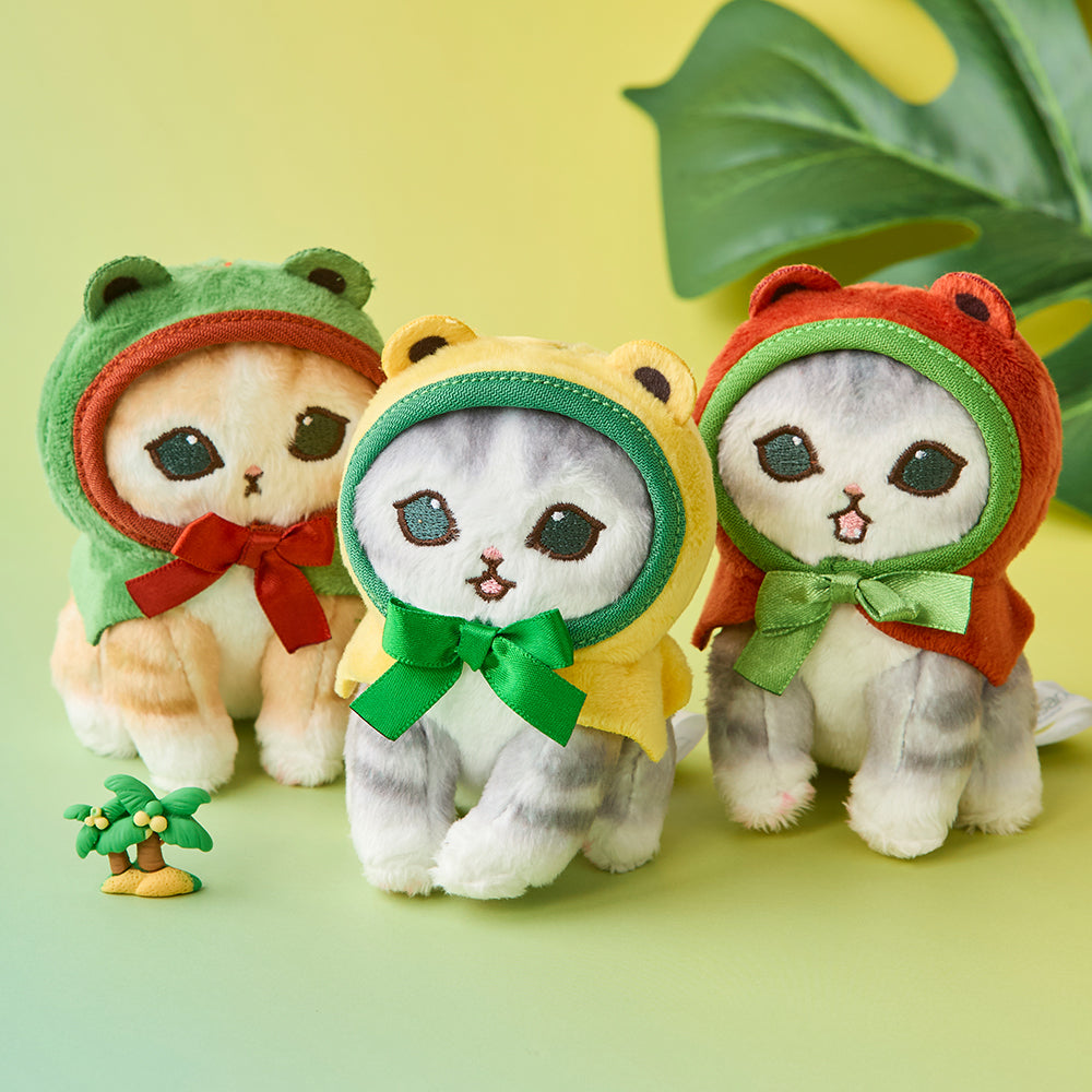 Mofusand Frog Cat Mascot Plush Keyring 9cm – Random