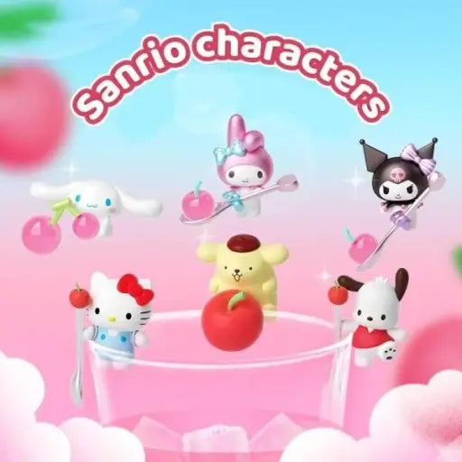 Sanrio Cherry Series – Blind Random Box Cup Figures