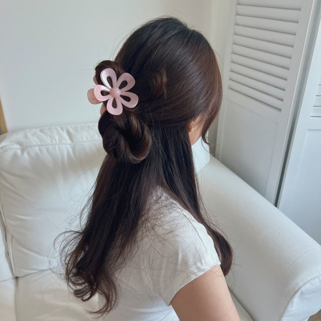 Pastel Flowers Hair Claws/ Clip