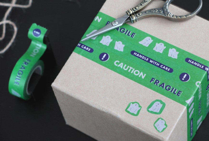 Vintage Mood Masking Tape-Bear, Jelly Bean, Ticket-decorate/scrapbook/photo deco