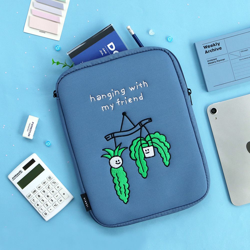 Happy Thing Cute 9-11" iPad/Galaxy Tab tablet device case pouch cover Sleeve Bag