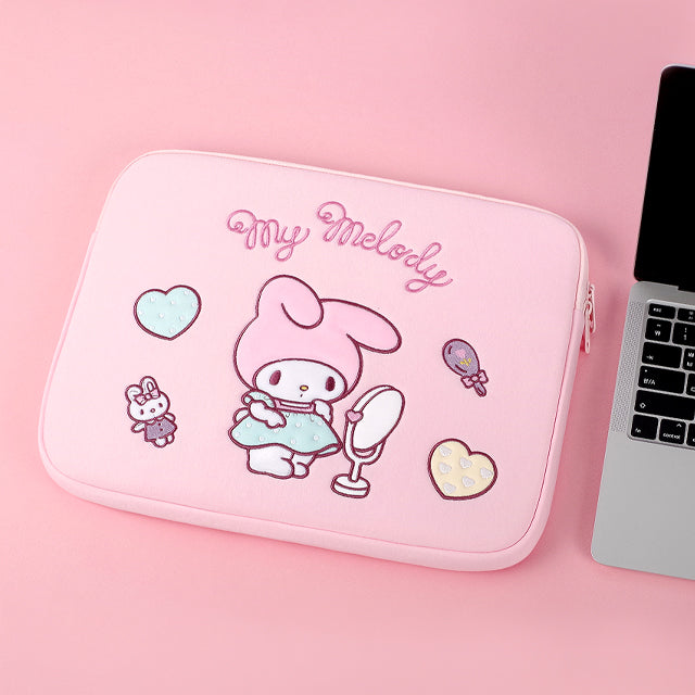 Sanrio My Melody Premium 13" Laptop Tablet Cover Case-Official Bags/Cinnamoroll, Kuromi Back to school, Tablet ,Macbook, ipad cover/sleeves