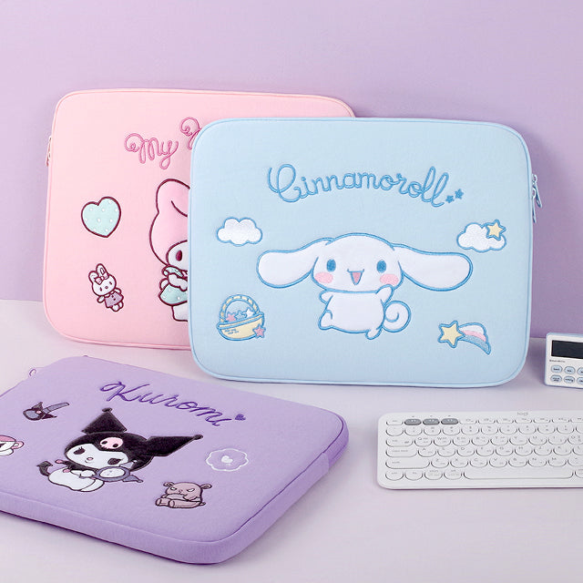 Sanrio My Melody Premium 13" Laptop Tablet Cover Case-Official Bags/Cinnamoroll, Kuromi Back to school, Tablet ,Macbook, ipad cover/sleeves