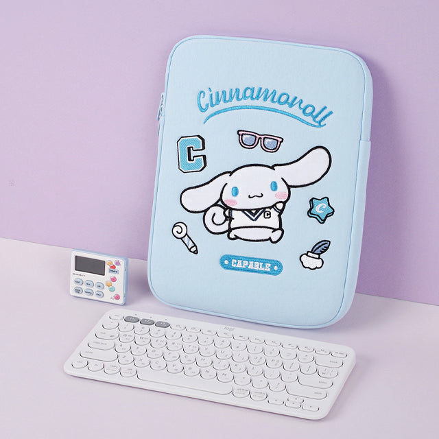 Sanrio My Melody Premium 11" i-Pad Tablet Pouch Case-Official Bags/Cinnamoroll, Kuromi Back to school, Tablet cover/sleeves