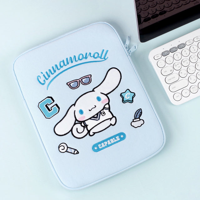 Sanrio My Melody Premium 11" i-Pad Tablet Pouch Case-Official Bags/Cinnamoroll, Kuromi Back to school, Tablet cover/sleeves