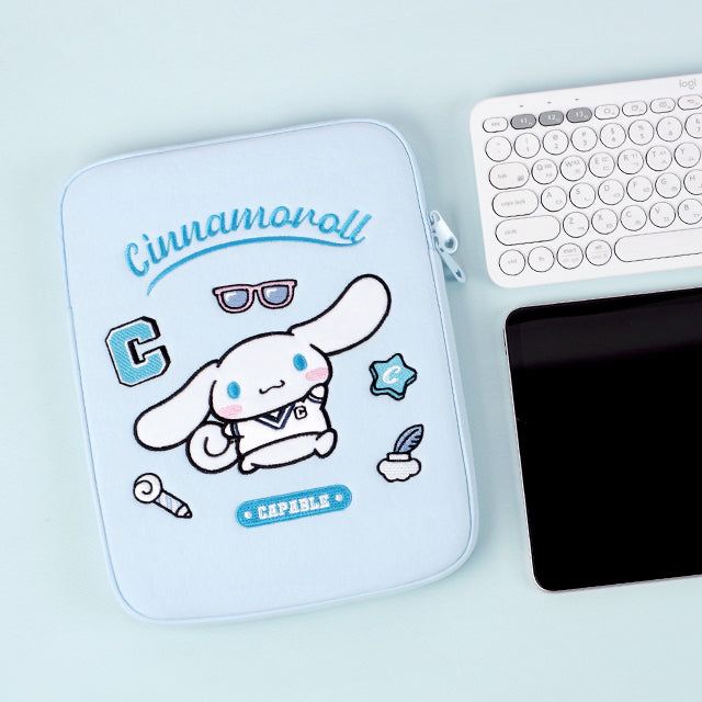 Sanrio My Melody Premium 11" i-Pad Tablet Pouch Case-Official Bags/Cinnamoroll, Kuromi Back to school, Tablet cover/sleeves
